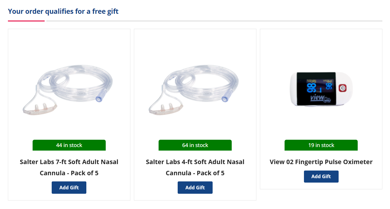 Oxygen Parts how to redeem free gift
