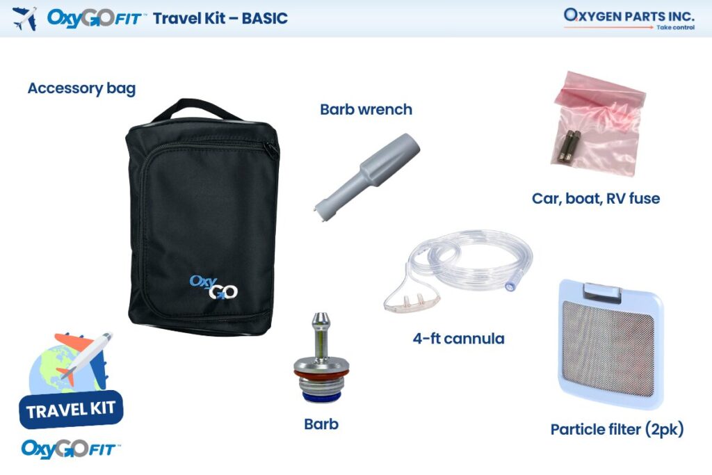 OxyGo FIT Travel Kit - Basic from Oxygen Parts Inc.