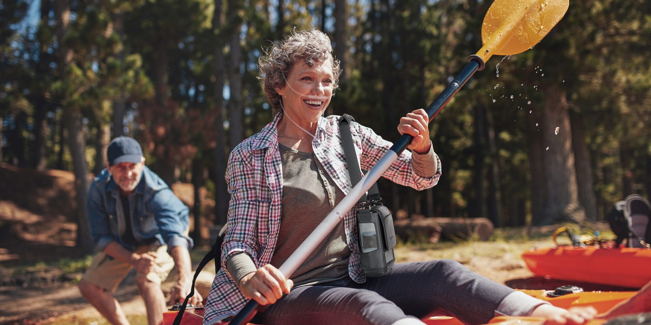 G5 lifestyle woman kayaking